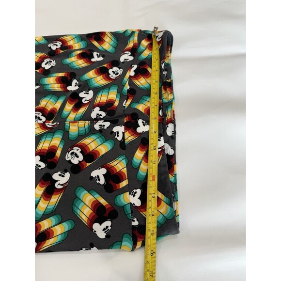 LuLaRoe Disney Mickey Mouse Leggings Tall & Curvy TC XL Rainbow NWOT - Picture 6 of 6